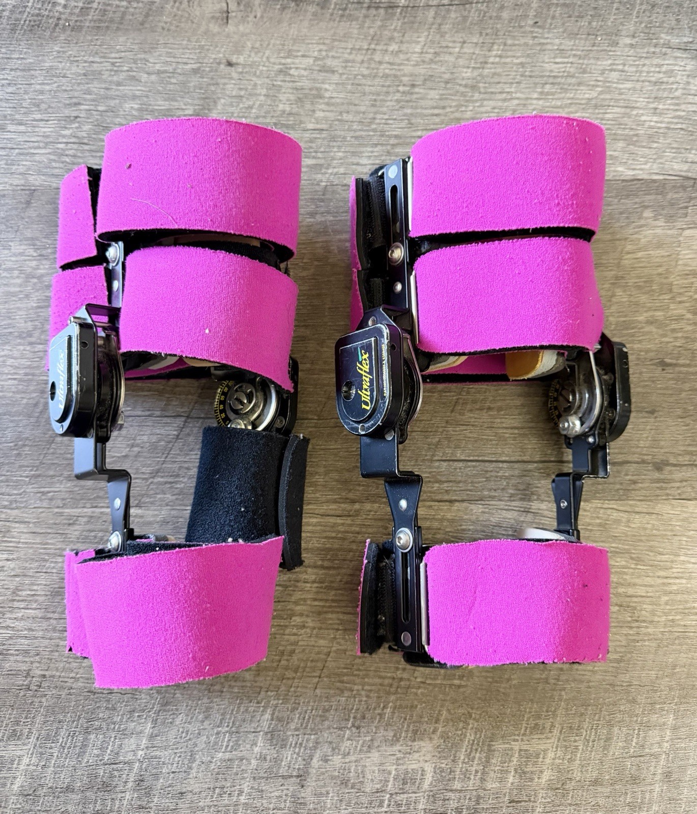 ULTRAFLEX Custom Fit Elbow Orthosis Hinged Brace ROM ; 1 Pair ; Small ; Pink