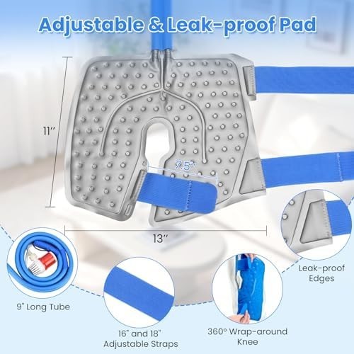 Ice Machine for Knee After Surgery w/Compression, Hip Replacement Cold Therap…