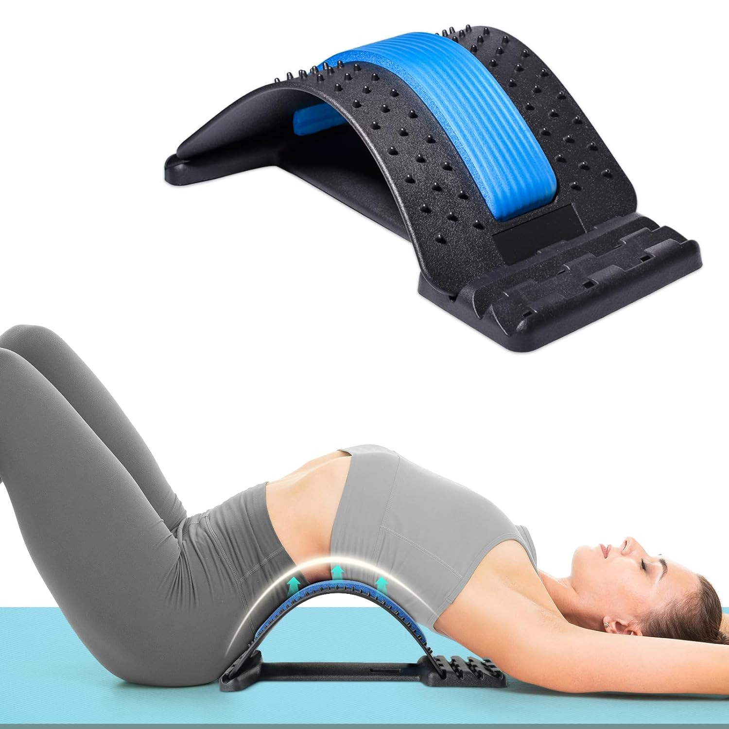 Back Stretcher 4 Level Adjustable Lumbar Spine Pain Relief – US