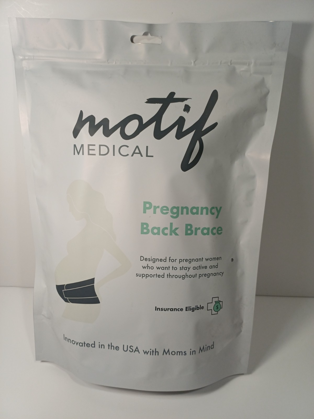 Motif Medical Pregnancy Back Brace Support Band Size Medium AAA0016-03