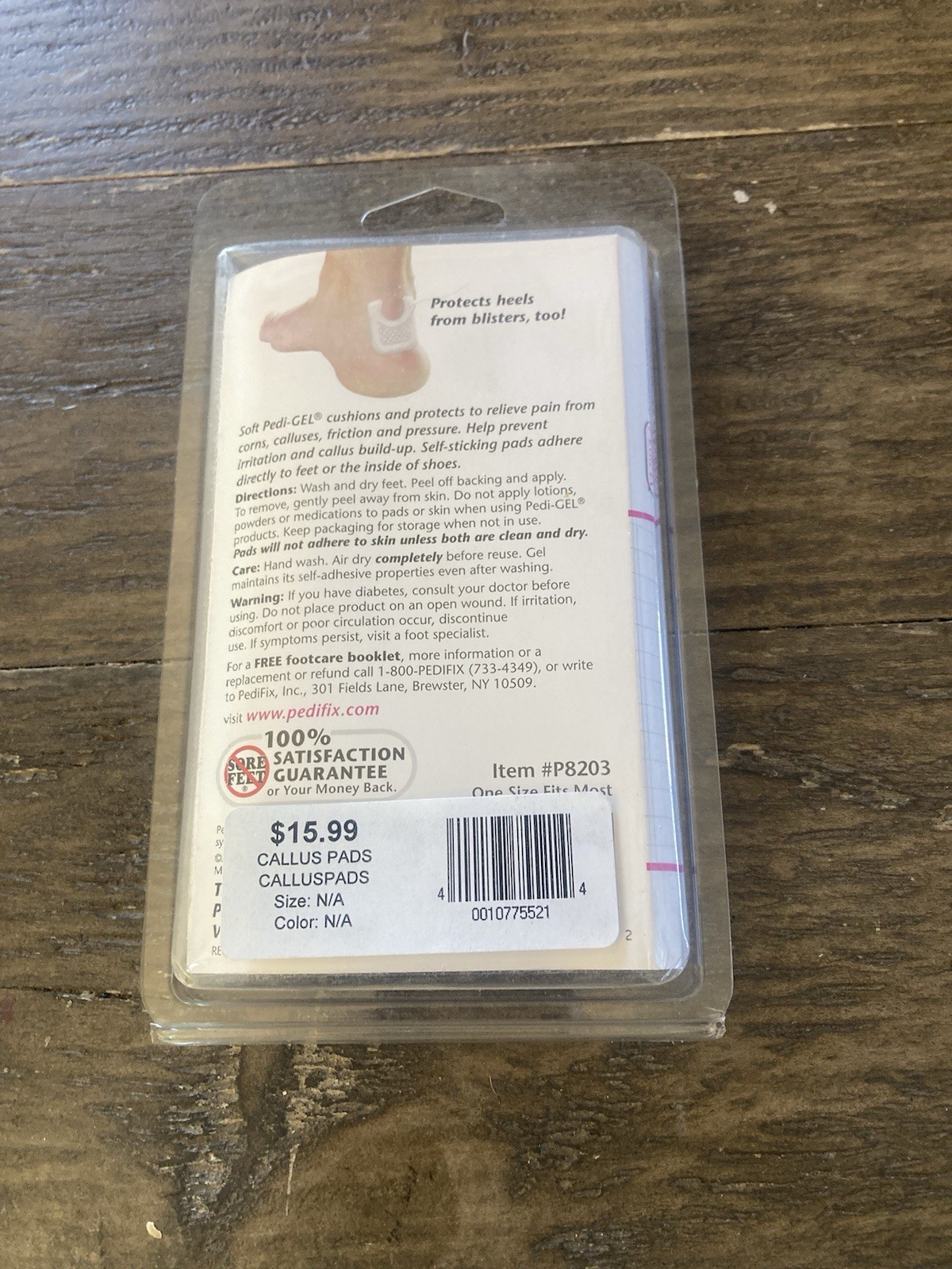 Pedi Gel Callus Pads Medical Footcare by PediFix One Size Fits Most. Brand New!
