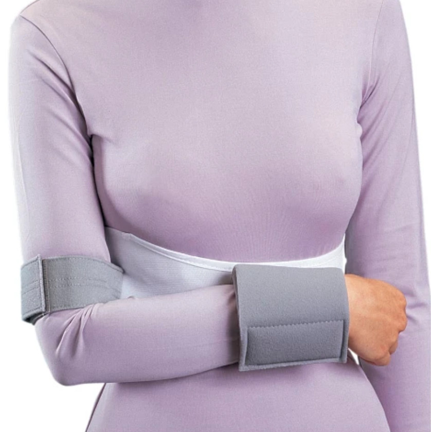 DJO Procare Elastic Shoulder Immobilizer Sling, Female, XL, 36″ – 42″
