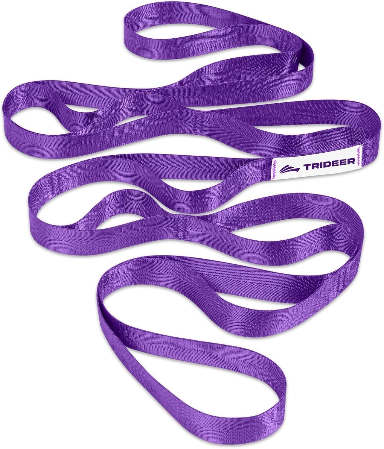 Versatile 75-Inch Stretching Strap with Loops for Effective Rehab & Yoga Use
