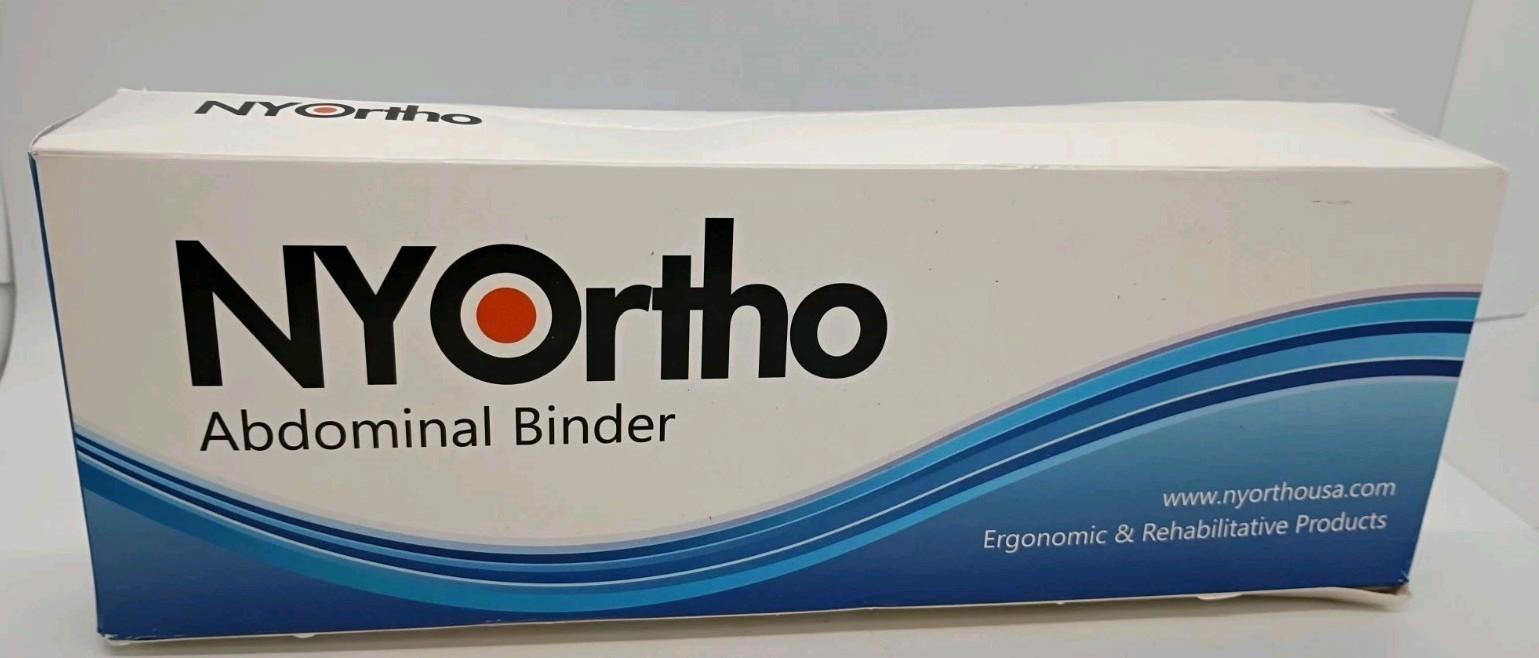 NYOrtho Abdominal Binder, Small Model 8100-3045, 9” H, 3-panel Fits 30-45″