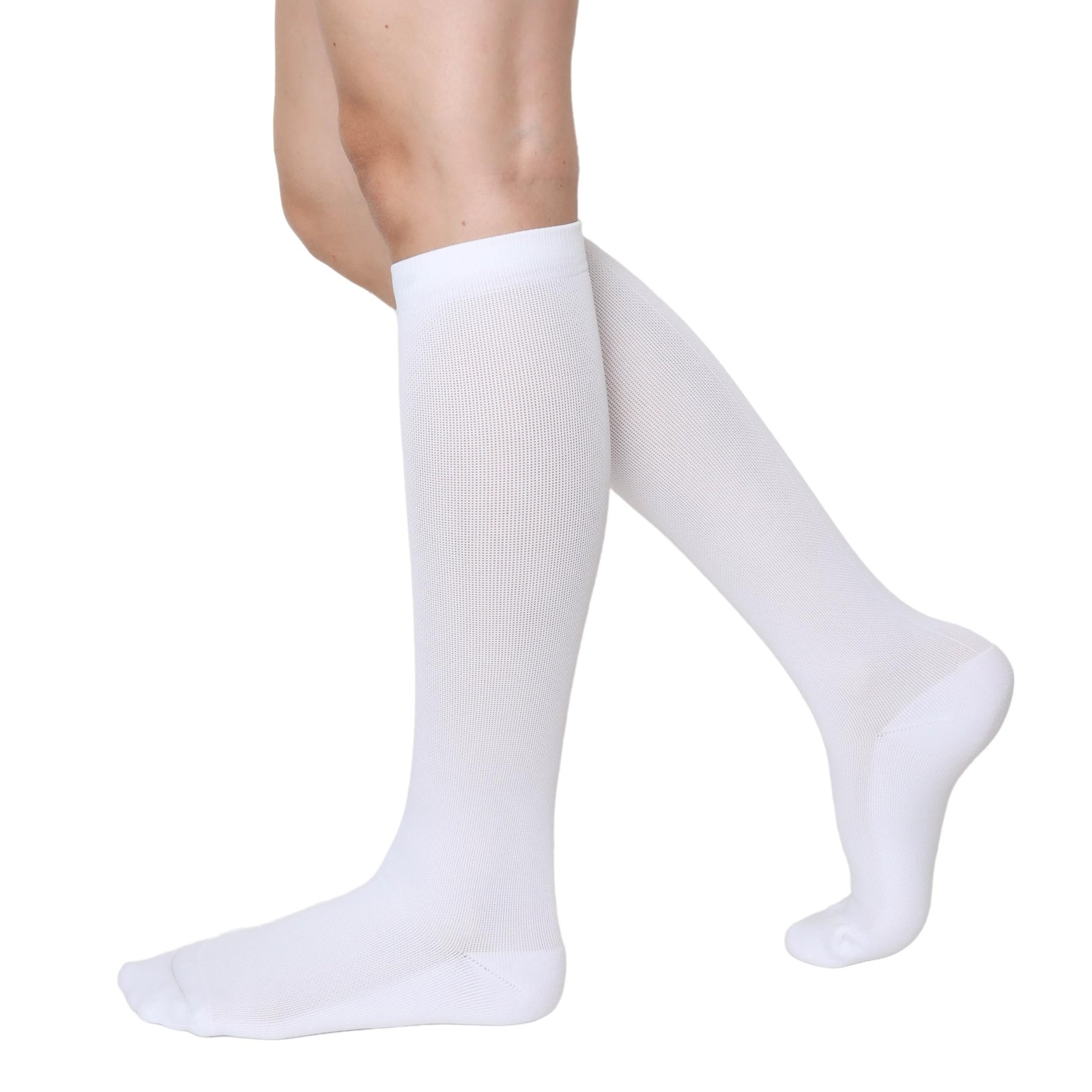 TRENDY MEDICAL COMPRESSION SOCKS RECOVERY SPEED SM WHITE AND GRAY