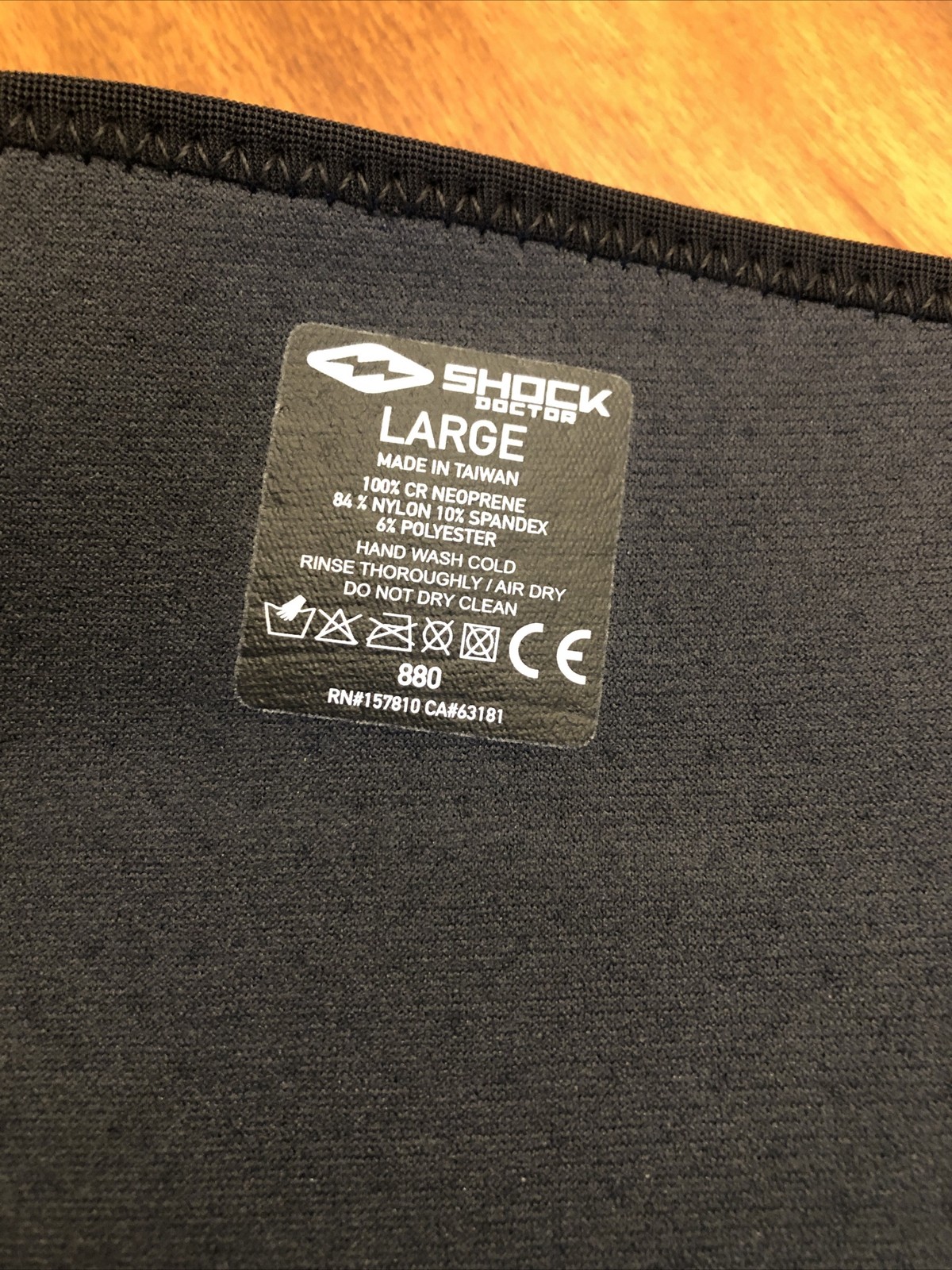 Shock Doctor Quick On W/versatile Over Wrap System Knee Brace New W/no Box Large