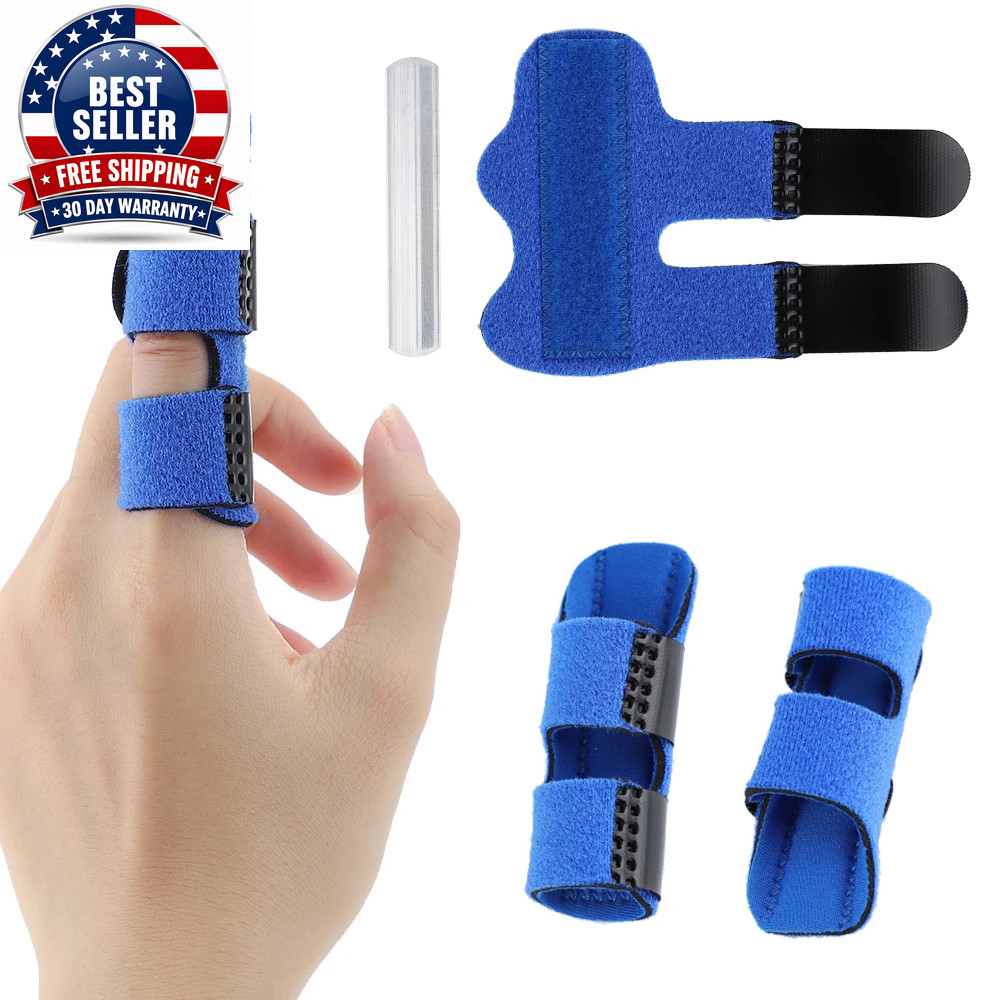 Wholesale 1Pcs Pain Relief Aluminium Finger Splint Fracture Protection Brace Cor