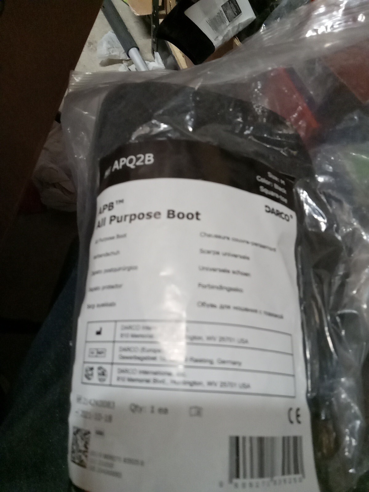 Darco Hi All Purpose Post Op Boot, Medium – Rocker Sole, Square Toe, D4