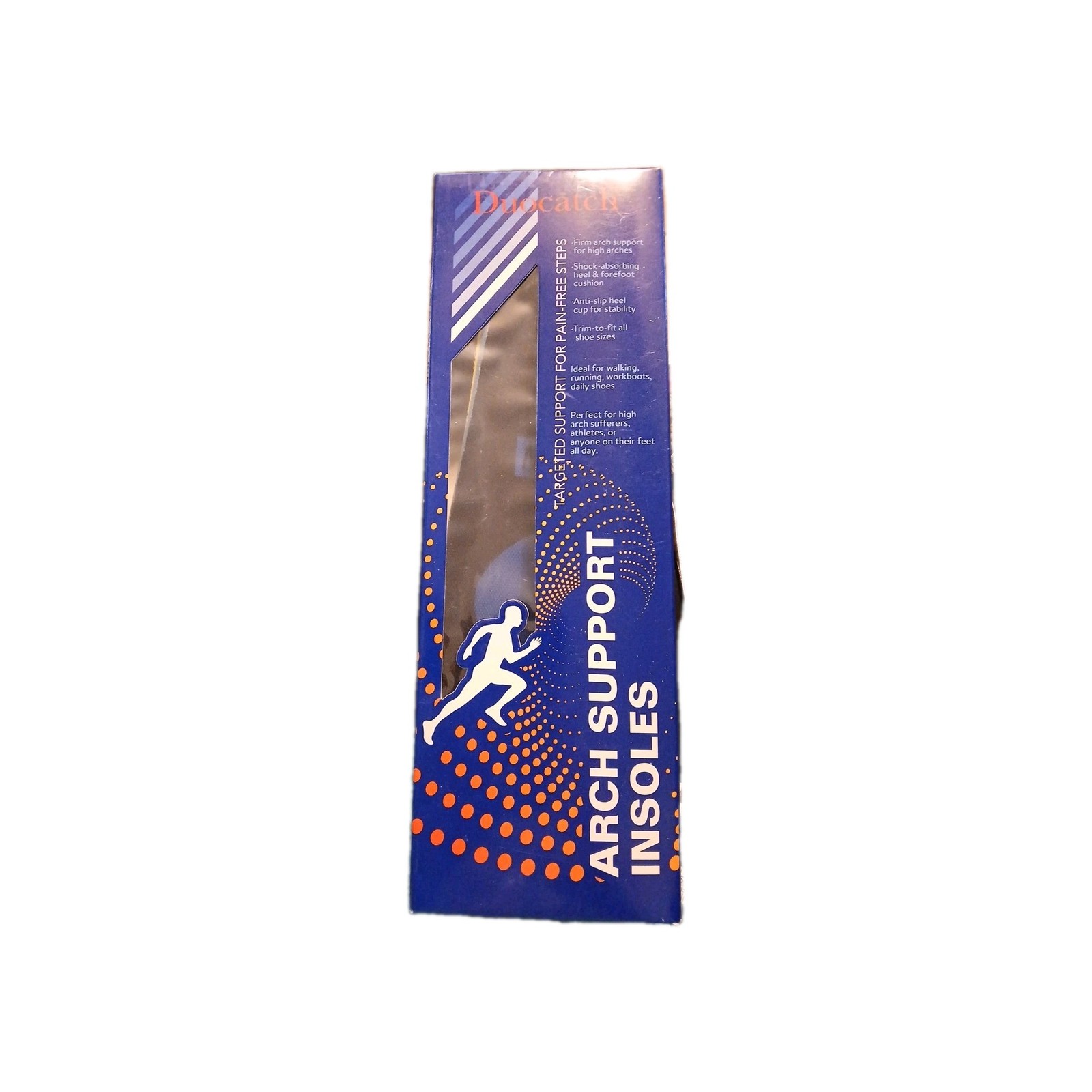 Duocatch Orthotic Insoles with High Arch Support W16-17 (M:14-15.5)