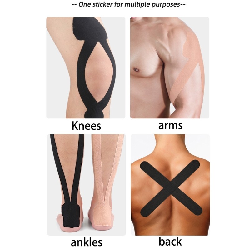 5PCS Kinesiology Tape for Ankle Lower Leg Arm Multipurpose Support Muscle Tape