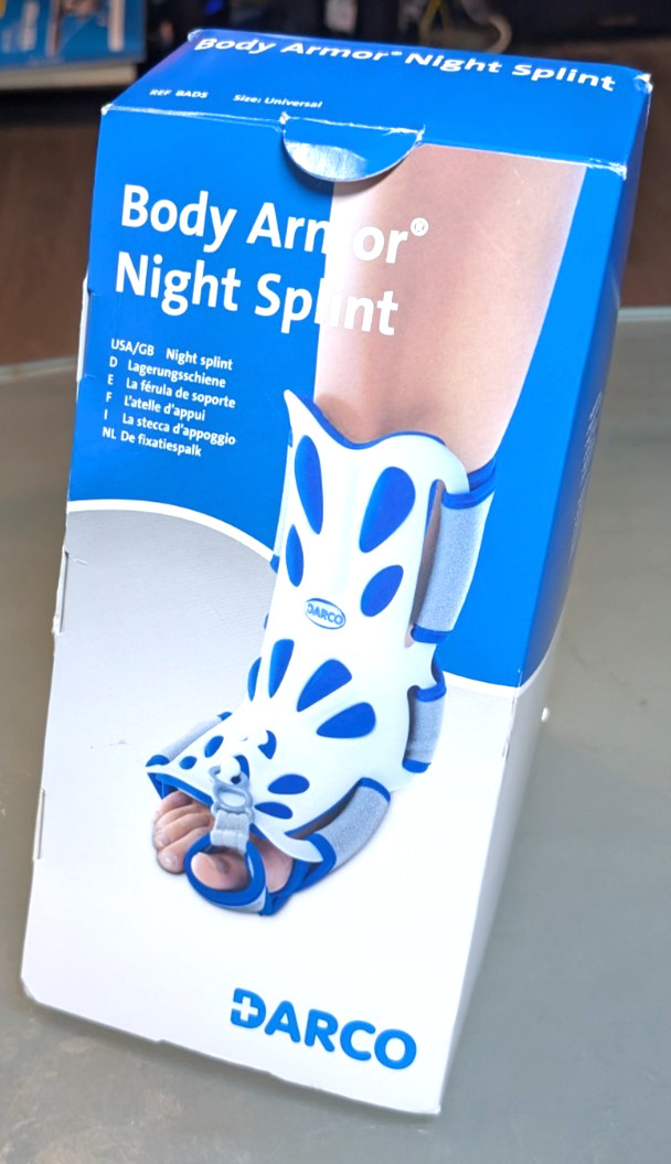 Darco Body Armor Night Splint Standard White Foot Size: Universal