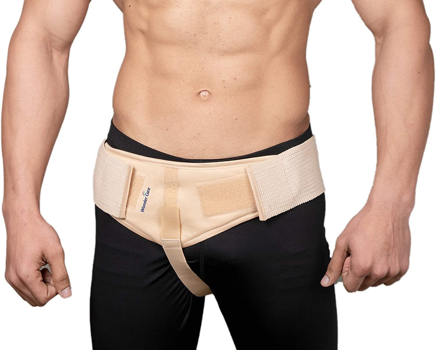 Wonder Care Hernia Belt for Men Inguinal – Truss, Groin Small, Single