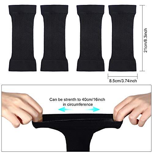 2 Pairs Arm Slimming Shaper Wrap Sports Fitness Compression Sleeve for Women