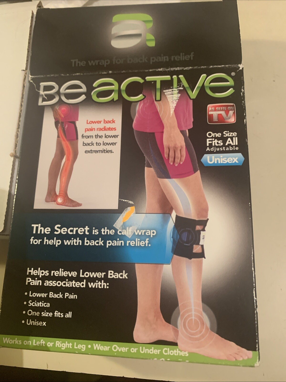 BeActive Knee Brace As Seen On TV – NEW in Original box
