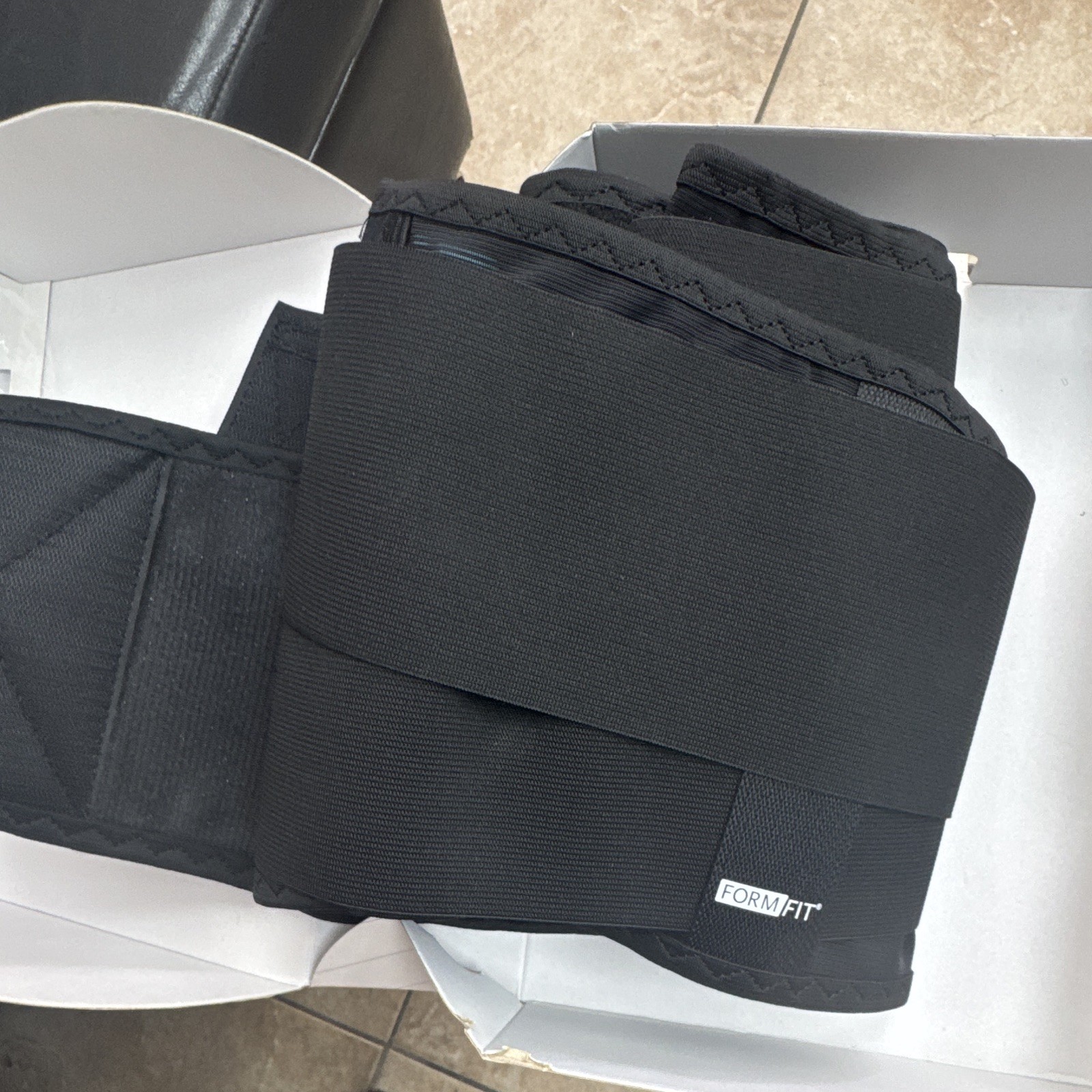 Össur Formfit Back Support Lumbar Brace XXXL Black Breathable Foam 209151