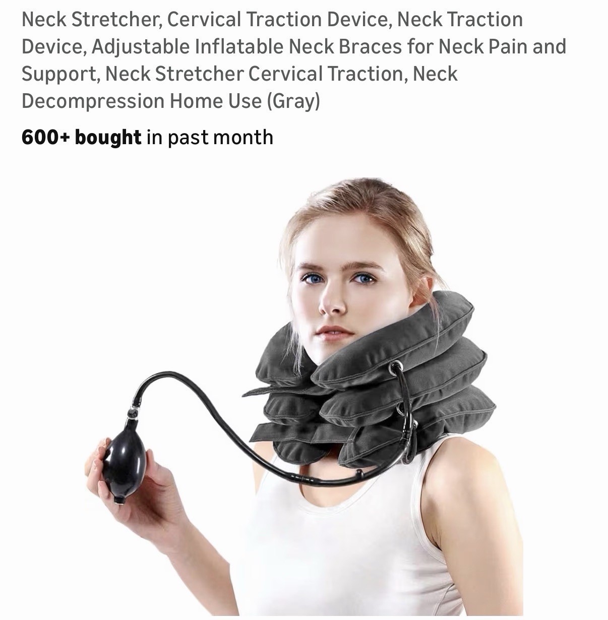 Neck Stretcher, Cervical Traction Device, for Neck Pain Relief, Decompression