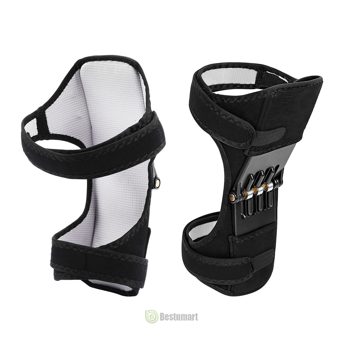 1Pair Joint Support Knee Pads Power Spring Loaded Rebound Sports Lift Protection