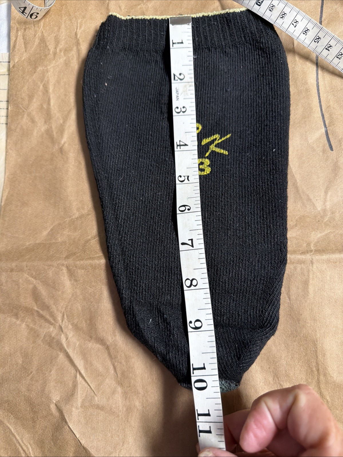 Prosthetic Sock Black THE ROYAL FLUSH USA Made 98% Polyester Large.preowned