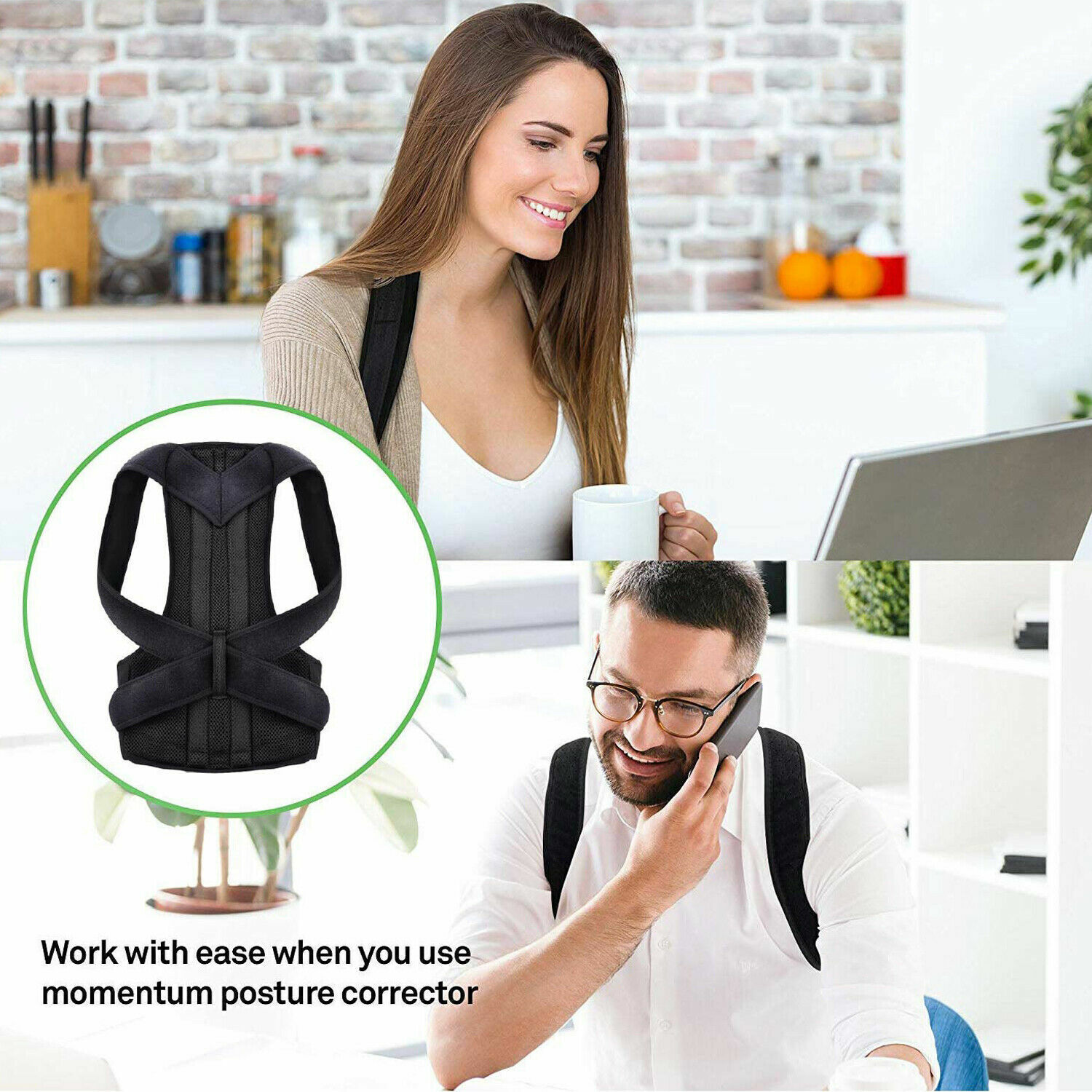 Improve shoulder Back Posture and reduces pain Correct Brace Belt for Men Women