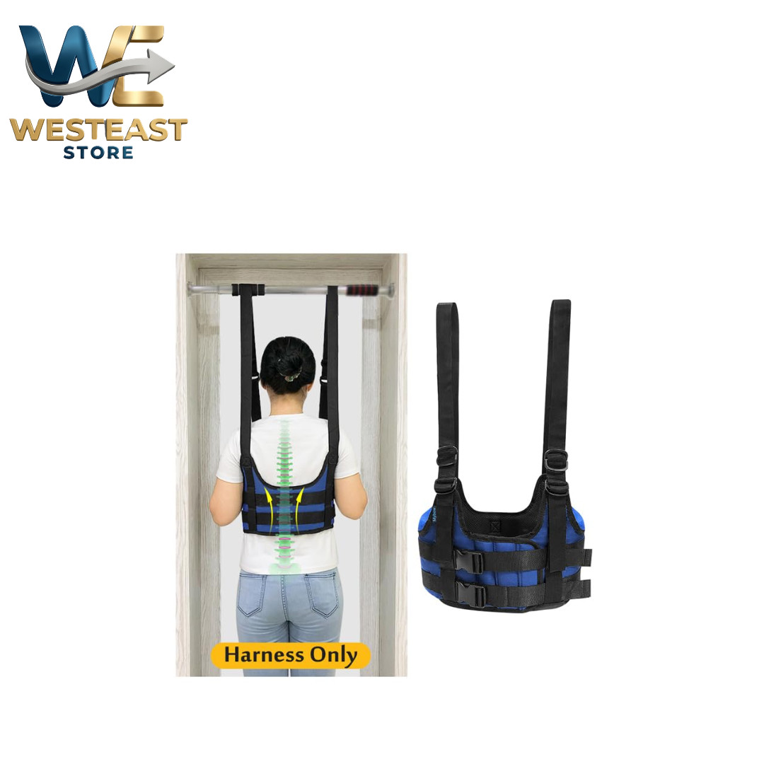 Back Stretcher, Lumbar Traction Device, Spine Decompression Belt for Pain Relief