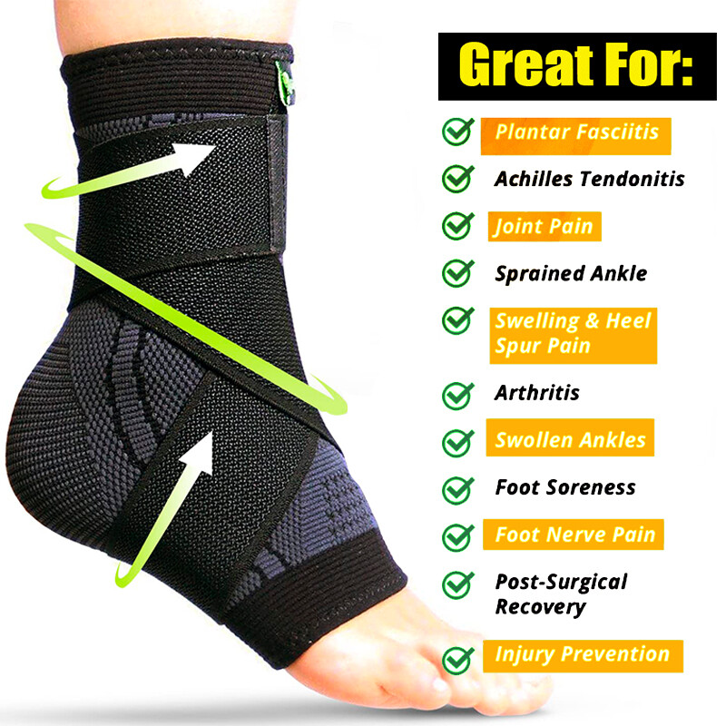 3D Woven Sports Ankle Brace Support High Protection for Running Basketball Sport