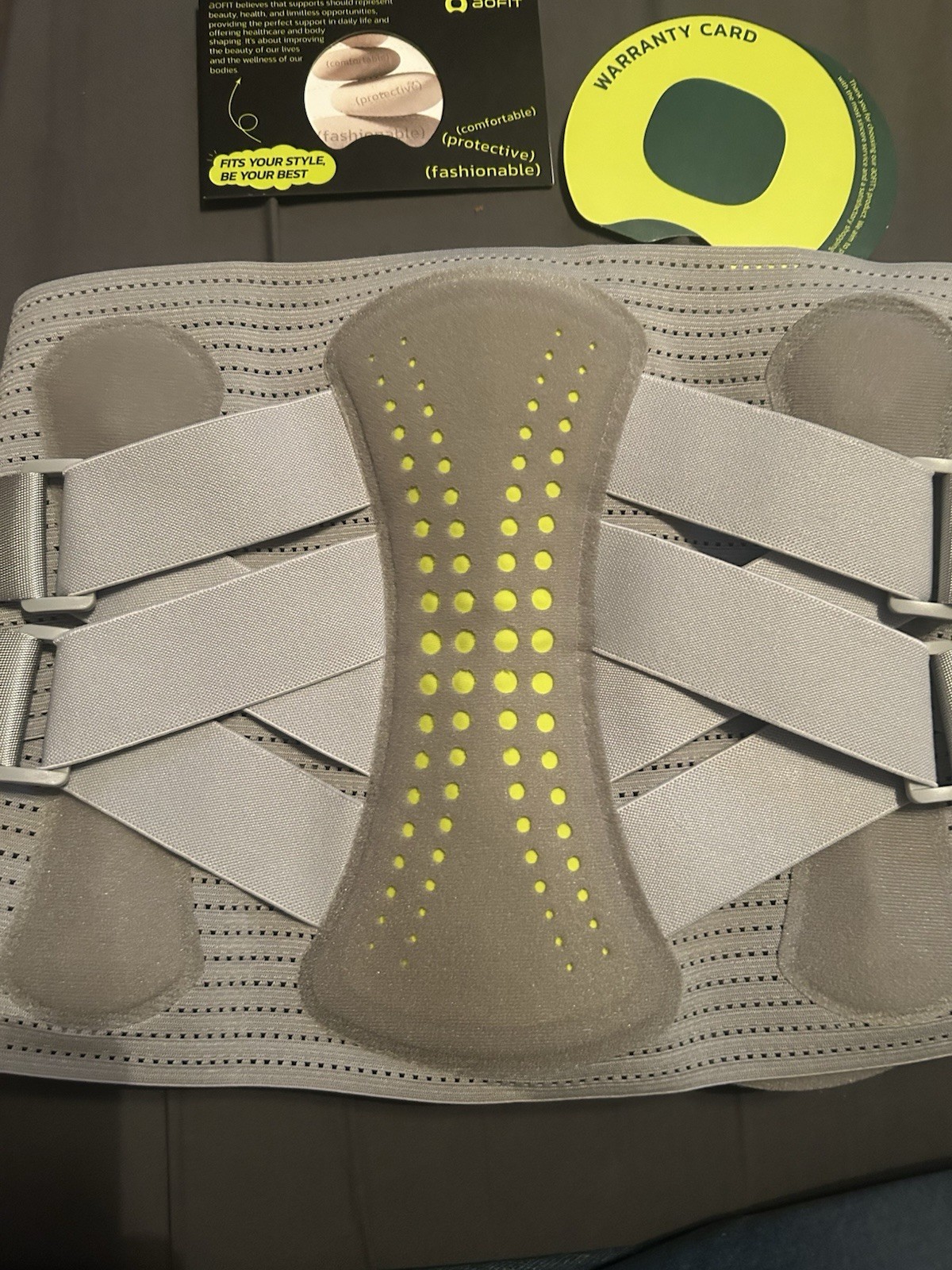 Back Brace for Lower Back Pain Relief with 360-Degree Biochemical Hug Support