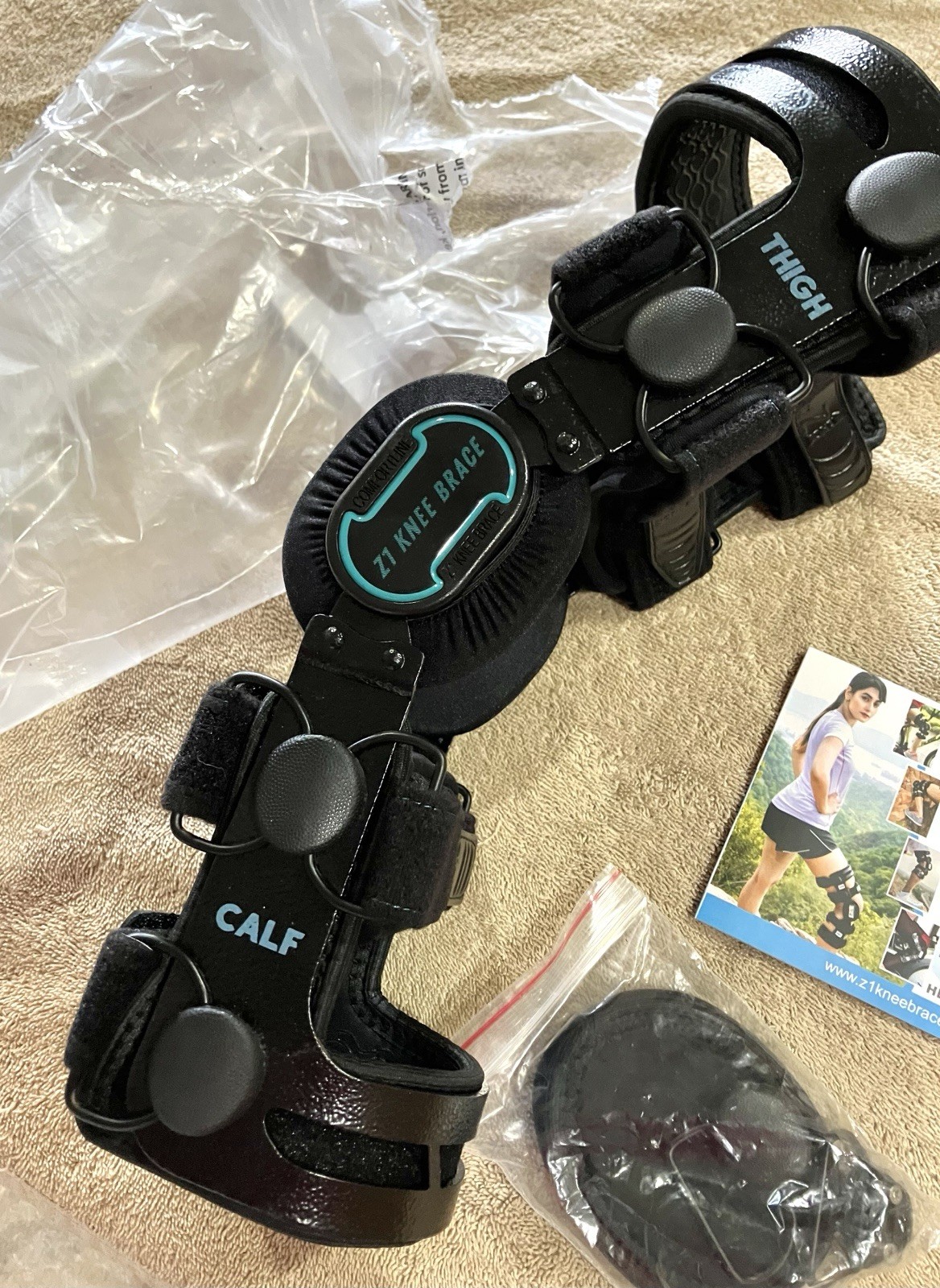 Z ONE Z1 K6 Hinged Unloader Metal Knee Brace for Men and Women S8