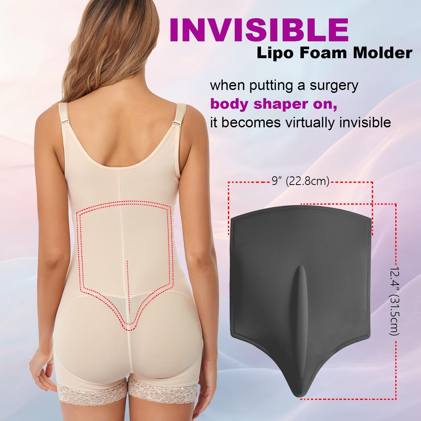 Lipo Foam Back Board Post Surgery Liposuction Surgery Board