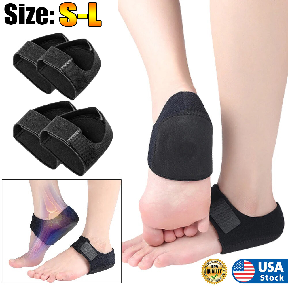 Plantar Fasciitis Relief Heel Cups for Foot Pain Relief Elastic Gel Pads Gifts