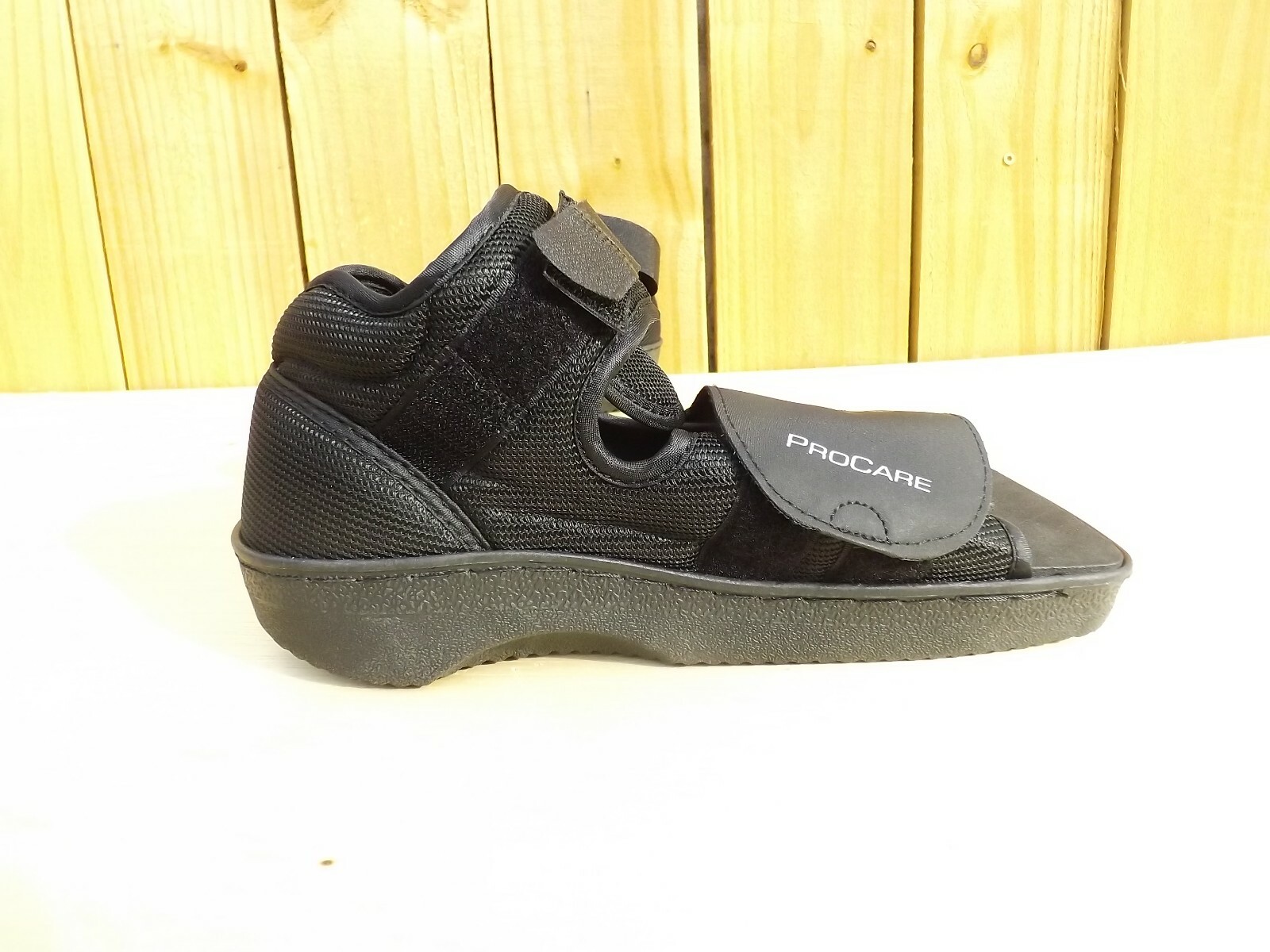 ProCare Squared Toe Post-Op Shoes, Black, Size Small Men (5.5-7) Women (6.5-8)
