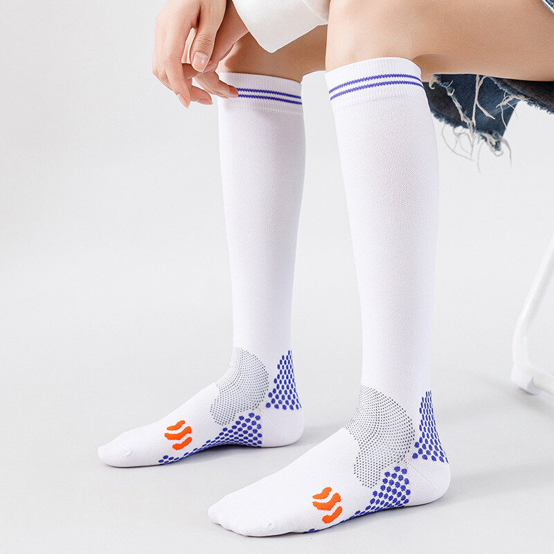 Stocking Compression Socks Anti Fatigue Copper Travel Running Football Unisex