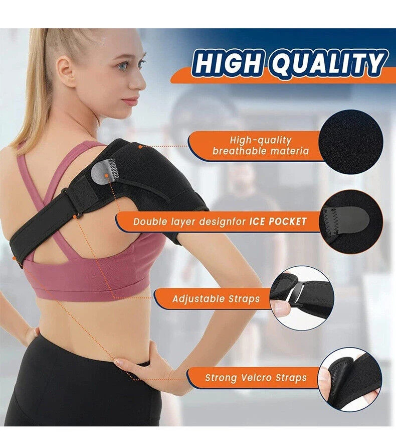 Shoulder Brace Support Compression Sleeve Torn Rotator Cuff Relief Joint AC Pain