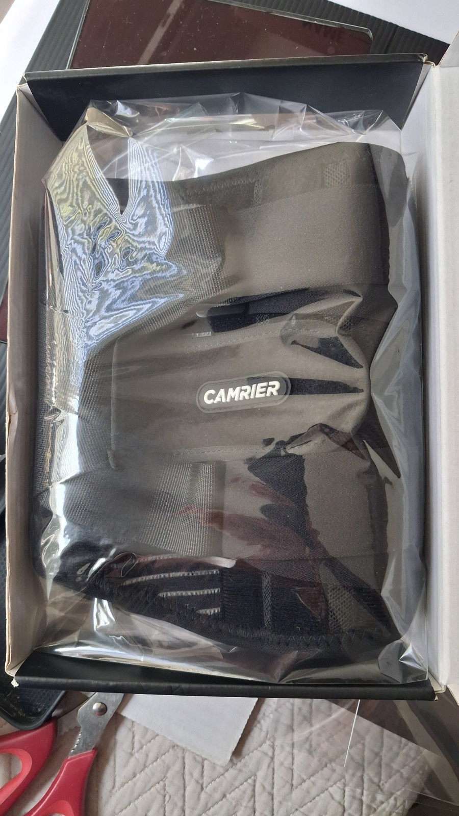 CAMRIER Advanced Back Brace 3D Lumbar Pad for Lower Back Size Small New