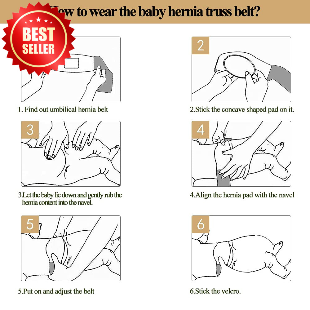Baby Infant Umbilical Hernia Truss Support Abdominal Binder 15-20″ US