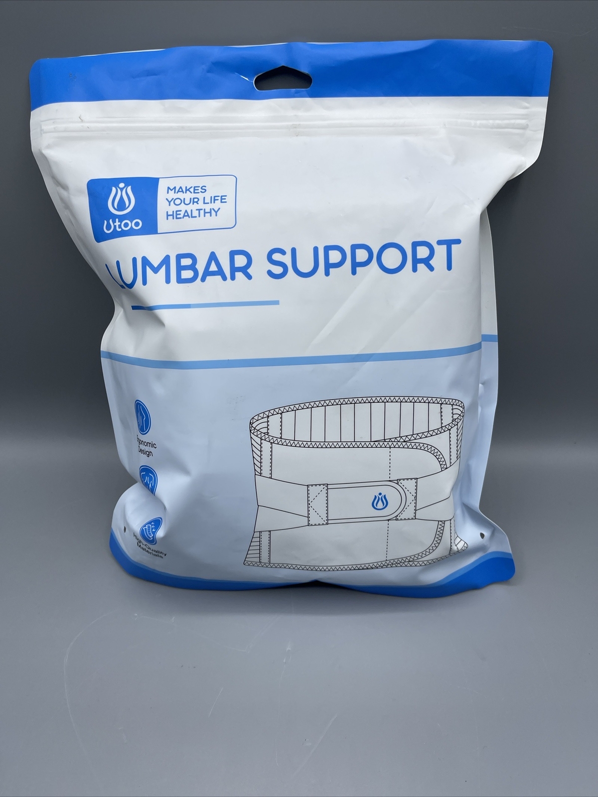Back Lumbar Support Lower Back Brace for Men and Women Size Large