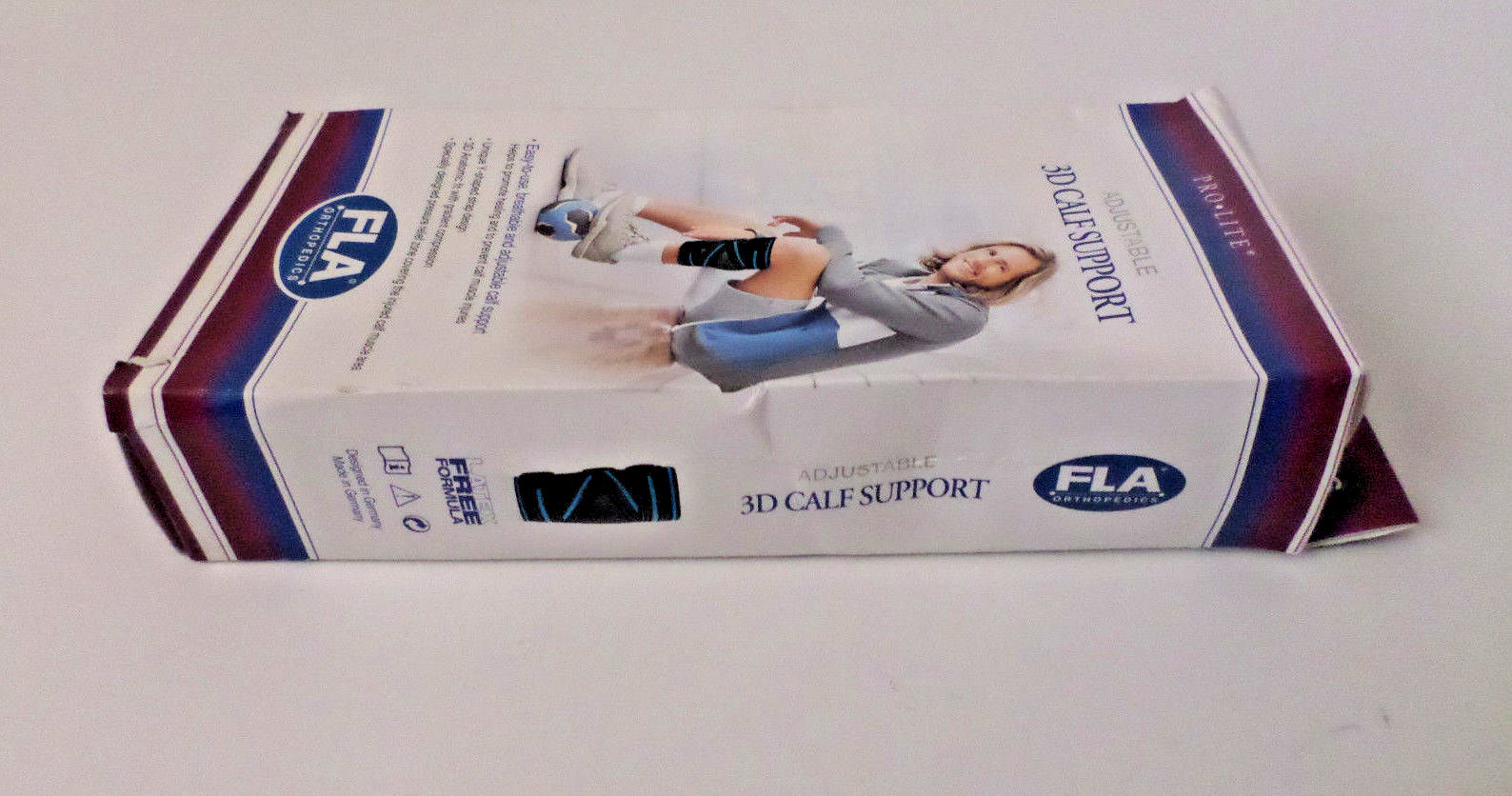 FLA Orthopedics ProLite 3D Calf Support 76242-00 Y-Shaped Size Small Black OPEN*