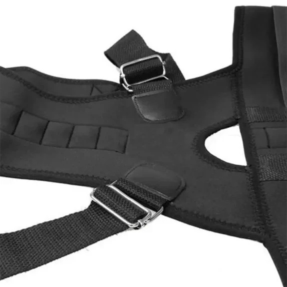 Adjustable Posture Corrector Back Support Magnetic Shoulder Brace Belt Men Women