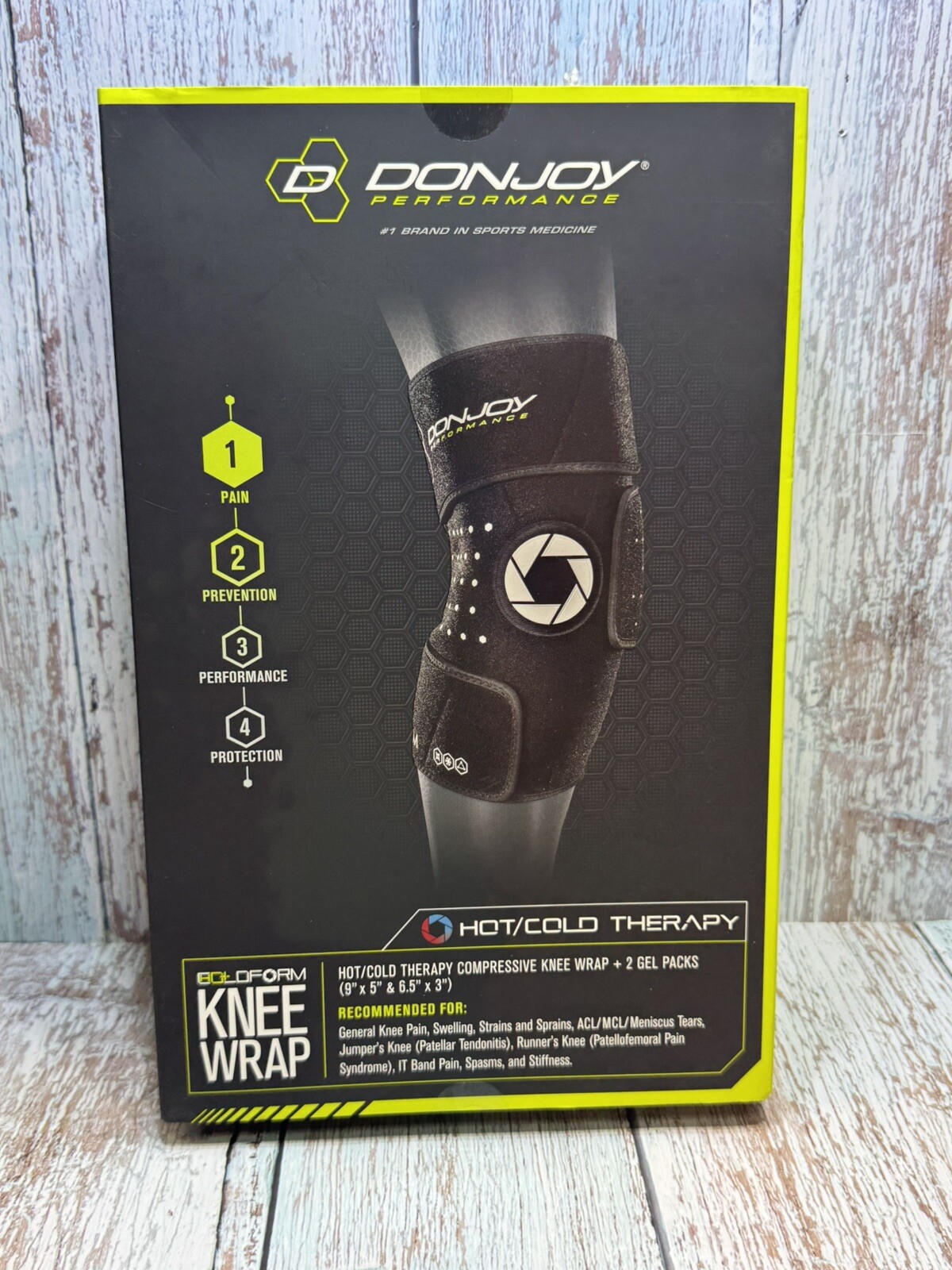 COLDFORM Hot/Cold Therapy: Knee Compression Wrap, Large/X-Large