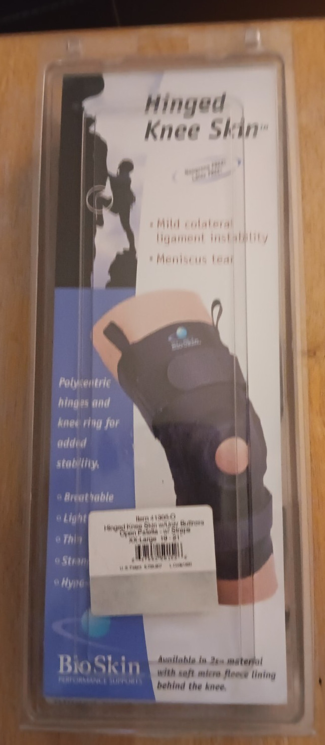 BioSkin – Hinged Knee Skin – Micro-fleese lining behind the knee – XXL #41305