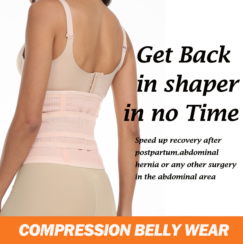 Postpartum Belly Band & Abdominal Binder C-Section Wrap Recovery Support Belt US