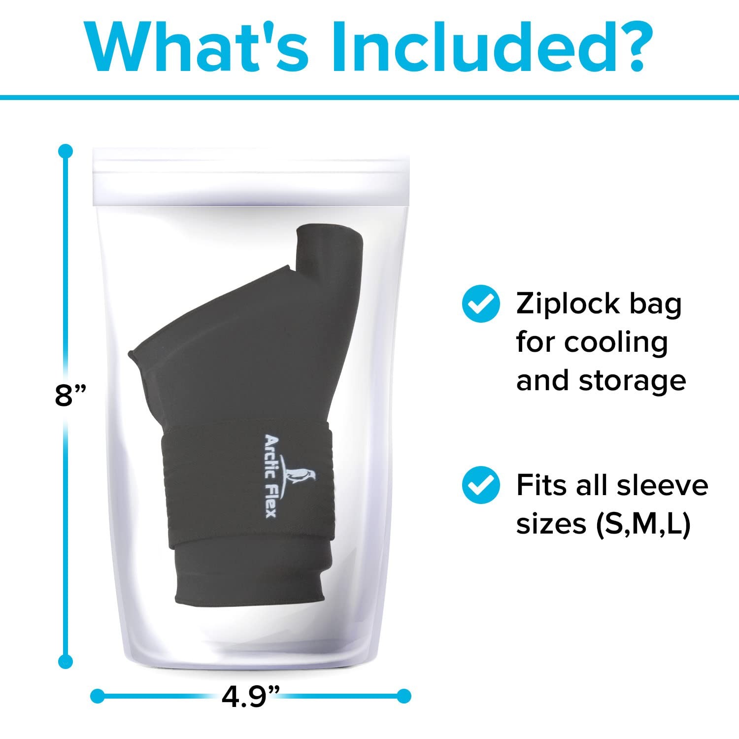 Wrist Ice Pack Wrap – Extra Strength Hot & Cold Therapy – Reusable Hand & Thumb