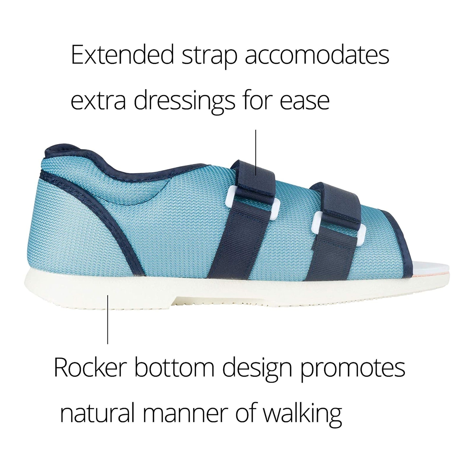 Össur Womens Mesh Top Post-Op Shoe, Large (Sold as EA/1)