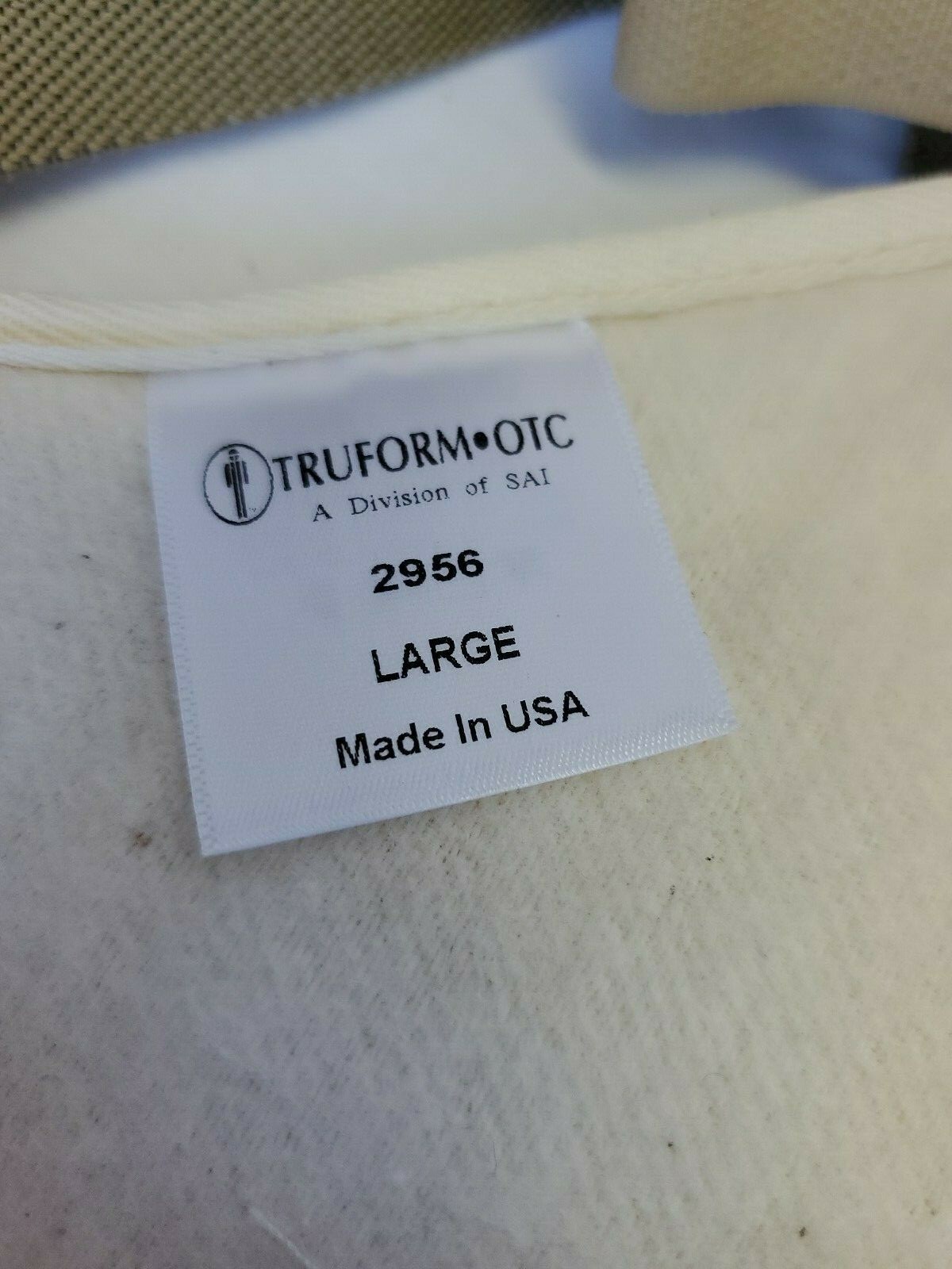 OTC Professional Orthopedic Lightweight LARGE Beige HERNIA BELT #2956
