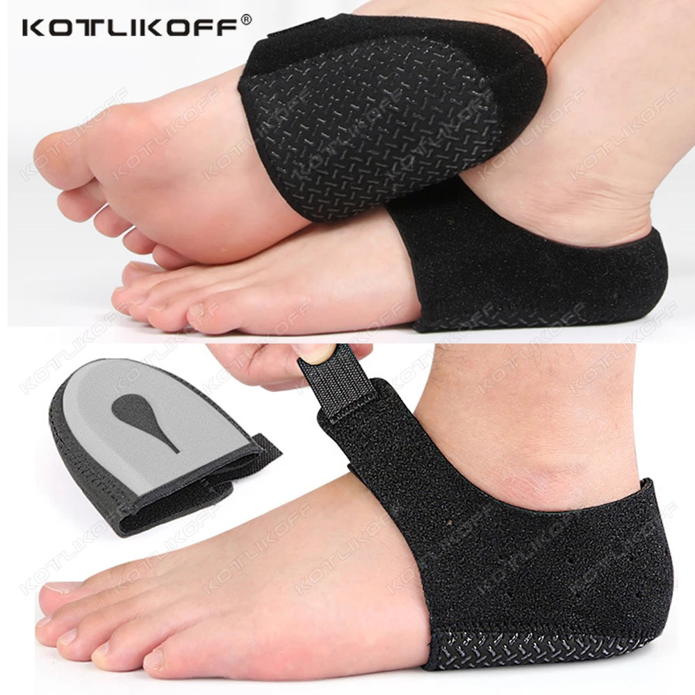 Wearable Gel Heel Cup Insoles For Heel Pain Plantar Fasciitis Spurs Foot Pain