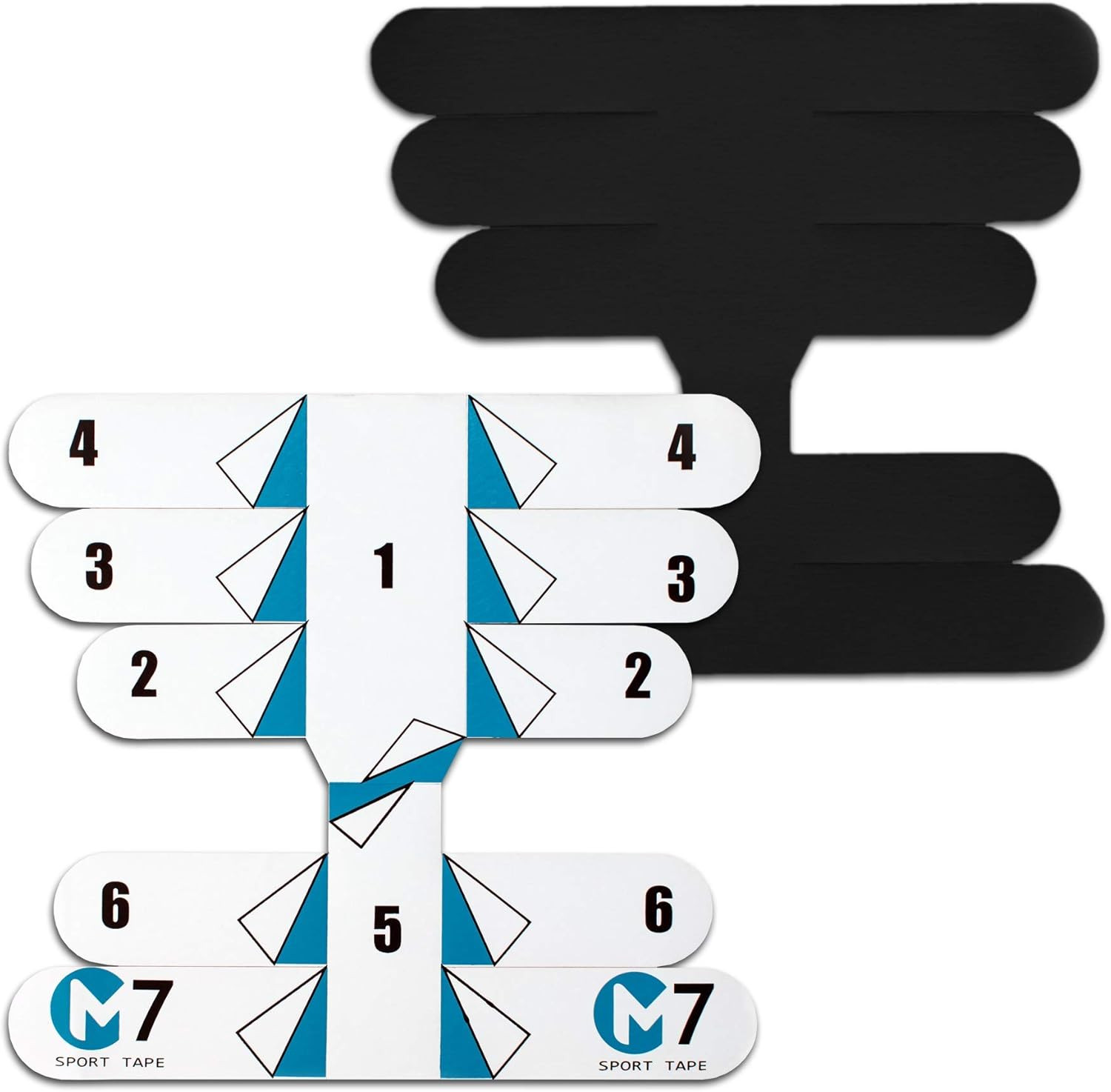 M7 Sport Kinesiology Tape for Ankle Sprain and Stability, Kt Tape for Ankle, Pai