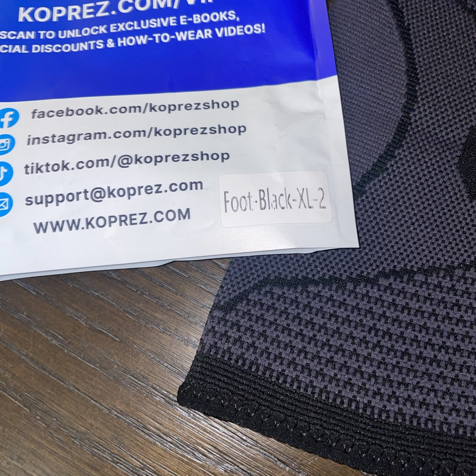 KOPREZ XL Plantar Fasciitis Sleeve Ankle Compression Support NEW Sealed – 1 Pair