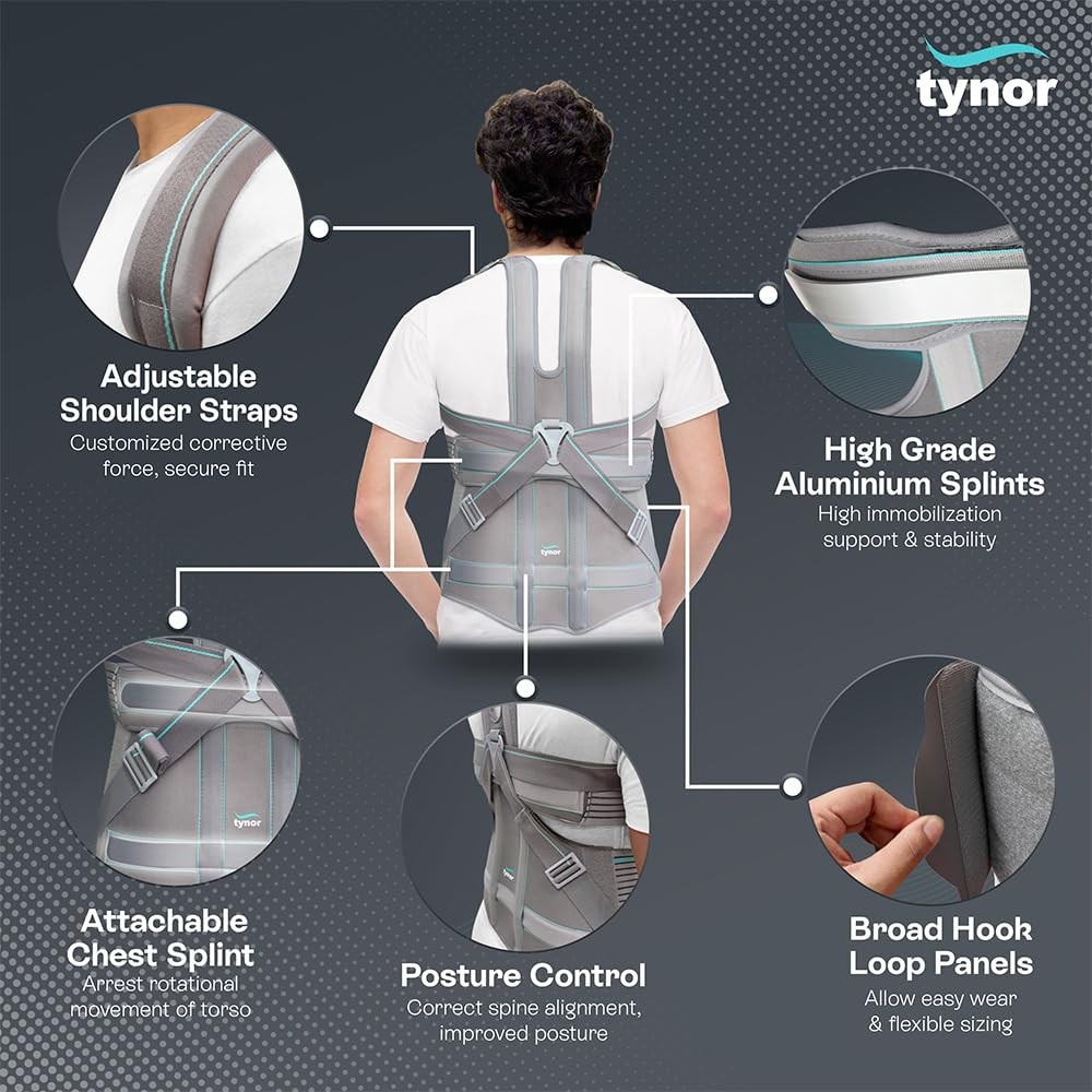 TYNOR Taylor’s Brace Long Provides Effective Immobilization & Relieves Pressure
