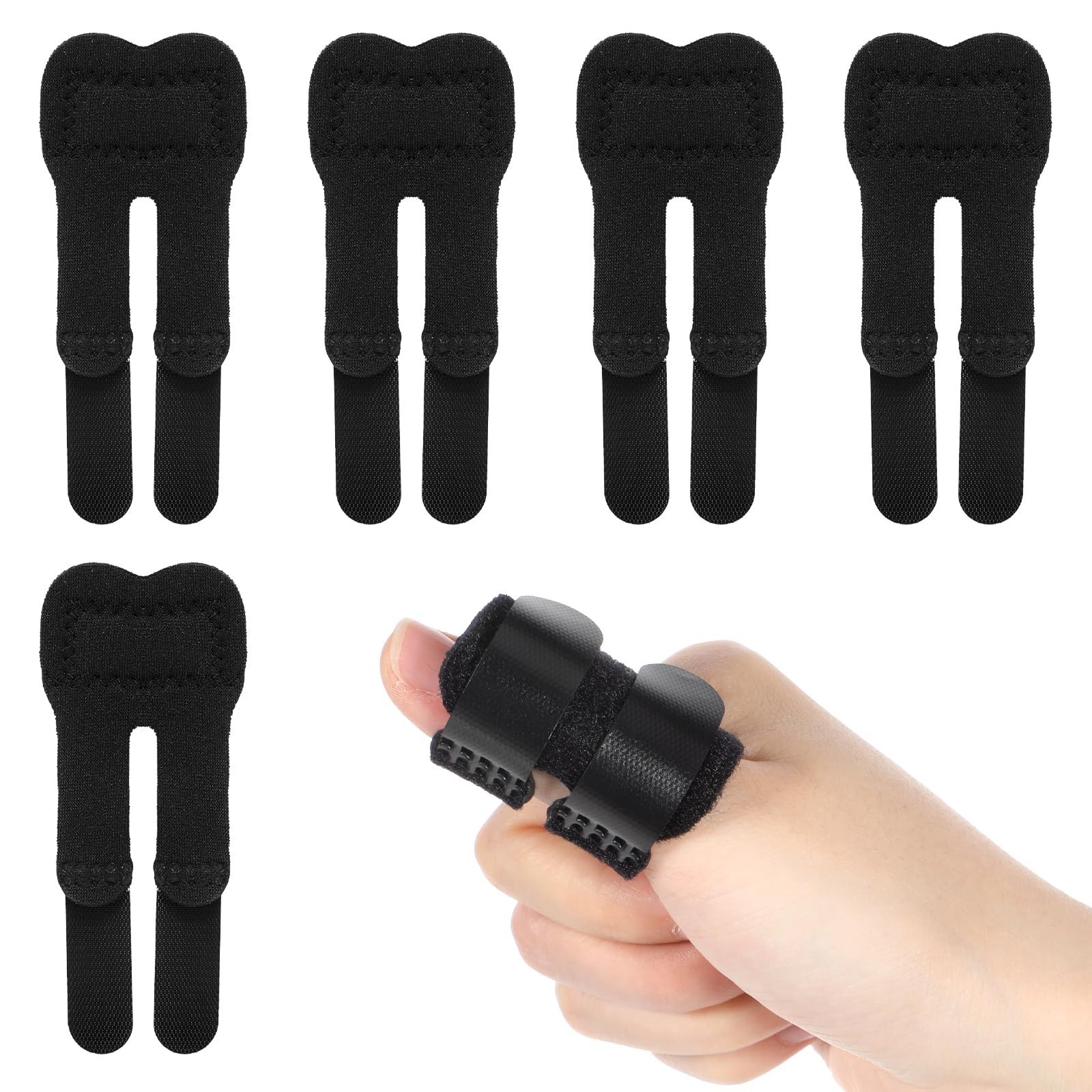 5 PCS Thumb & Finger Splints – Support Brace for Knuckle Straightening, Pain Rel