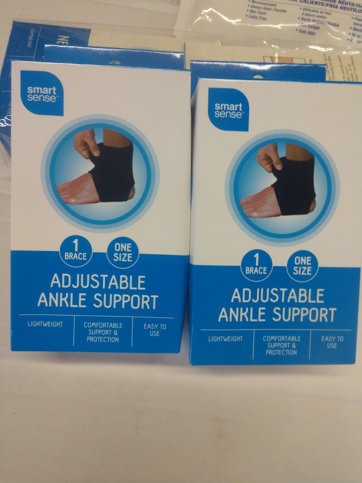 Smart Sense Adjustable Ankle Support (Pack of 2)