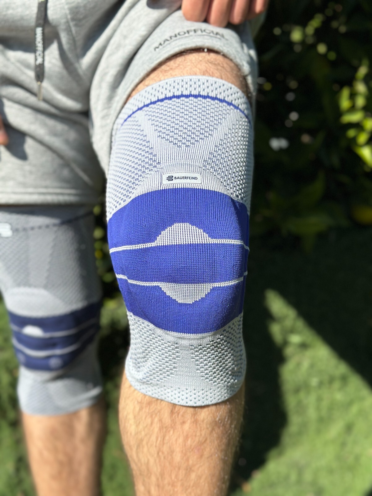 Bauerfeind GenuTrain Size 6 Knee Joint Brace Patella Support Meniscus Sleeve ACL